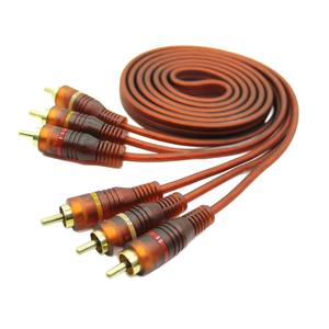 3Rca To 3Rca Audio <b>Cable</b> Male To Male Pvc Jacket For Audio Video Systems - Product Image 4