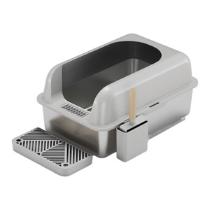 Cat Litter <b>Box</b> Open Design 60x40x30cm Durable <b>Large</b> Capacity For Cat - Product Image 3