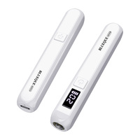 Portable 3W UV LED lampe à ongles haute qualité rechargeable séchoir à main affichage LED conception en plastique à une doublure pour Gel de colle Flash