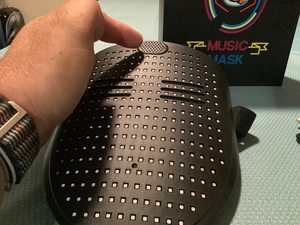 Maschera LED Musicale con Sensore di Musica e Gesti, Maschera Integrale per Feste in Costume, Cosplay e Balli in Maschera - Product Image 2