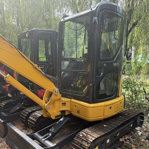 Excavatrice sur chenilles Komatsu PC35 d'occasion, 3,5 tonnes, mini-pelleuse d'origine japonaise, bon état, pour travaux de jardinage et de construction municipale - Product Image 2