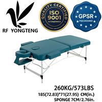 Table de massage pliable en aluminium à réglage rapide en 10 secondes – Hauteur ajustable, design moderne pour hôtels, gymnases, usage commercial – Vente directe usine pour usage mobile