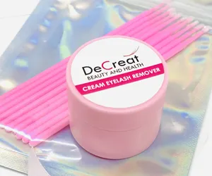 Dissolvant de crème de retrait de colle de cils étiquette privée corée OEM médical personnalisé Long pièces paquet caractéristique de dissolvant rapide d'origine d'eau