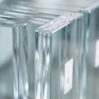 Fournisseur de verre feuilleté trempé PVB transparent de 13,14 mm, verre de sécurité VSG pour bâtiment, verre feuilleté renforcé incassable de 66,3 mm