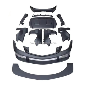 Kit de Carrocería Ancha Serie Negra R230 para SL63 SL55 Benz R, Incluye Parachoques Delantero y Trasero, Alerón, Cubierta de Motor y Faldones Laterales - Product Image 2