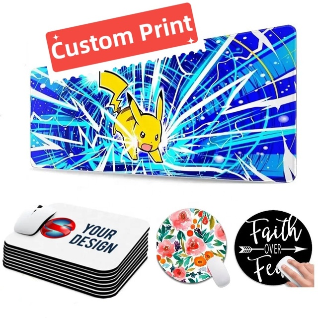 Custom Logo Gaming Mouse Pad Large Size RGB Mousepad No-slip Rubber Desk Keyboard Mouse Mat XXL Gamer Custom Print Mouse Pad