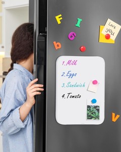 Tableau blanc magnétique portable miniature de taille personnalisée A4/A3, cadre en plastique, tableau effaçable à sec unilatéral pour enfants - Product Image 5