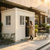 Maison conteneur modulaire pliable abordable, directement du fabricant, pour les camps temporaires de projets routiers