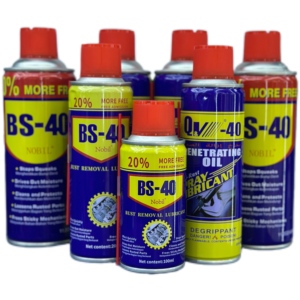 Spray lubrifiant antirouille <span class=keywords><strong>BS</strong></span> pour vélo voiture métal acier inoxydable prix usine 469ml spray antirouille - Product Image 1