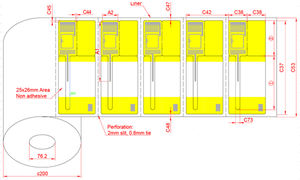 맞춤형 소형 <span class=keywords><strong>RFID</strong></span> 라벨 860-960MHz 주파수 보석류 출입 통제 카드 경쟁력 있는 가격 태그 - Product Image 4