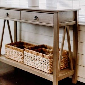 Mô Phỏng Mây Dệt Giỏ Dệt Cao Dệt Giỏ Máy Giặt Bánh Mì Thu Nhỏ Trẻ Em Wicker Cỏ biển Phân Loại Thùng - Product Image 6