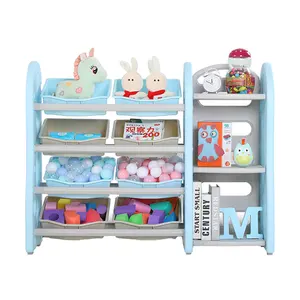 Bestseller Hochwertige Baby Farbe Lagers chrank Schublade Spielzeug Kinder Kunststoff Bücherregal