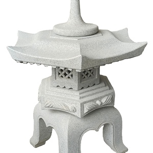 Sculpture en granit naturel personnalisée, <span class=keywords><strong>surface</strong></span> polie et affinée pour hôtel, jardin extérieur chinois ou japonais - Product Image 1