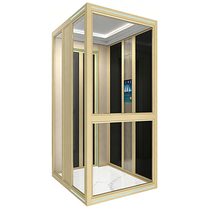 Elevador que ahorra espacio, elevadores domésticos elegantes, mini elevador <span class=keywords><strong>para</strong></span> apartamentos <span class=keywords><strong>dúplex</strong></span>, solución de accesibilidad <span class=keywords><strong>para</strong></span> pasajeros. - Product Image 1