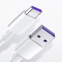 Câble USB Type C tressé en PVC 6A 0,8M/1,5M/1,8M 8 fils, charge rapide PL, cordon de données pour téléphone portable et PC