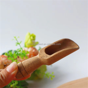 Cuchara de madera para café, sal, té, cucharas de medición, minipala pequeña de espresso para condimentos en polvo - Product Image 5