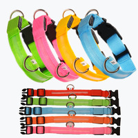 Collar Luminoso para Perro con Carga USB, Hebilla de Liberación Rápida y Correa de Nailon Ajustable para Perros Pequeños a Grandes