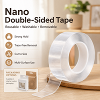 Cinta Adhesiva de Doble Cara con Respaldo de Silicona Resistente al Calor, Impermeable, para Uso Industrial