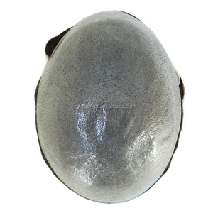 BIO - 0,05-0,06 mm Onzichtbare Toupet Super Dunne Huid Medium Licht 100% Dichtheid Beste Haarstuk Toupet - Product Image 2