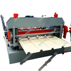 Máquina De Rolamento De Folha De Metal, linha De Rolo De Dupla Camada Formando, equipamento De Produção De Deck Duplo