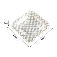 3120 Usine Livraison Rapide Dessert Boulangerie clair Conteneur carré Transparent En Plastique Paquet Boîte Thermoformage Plat
