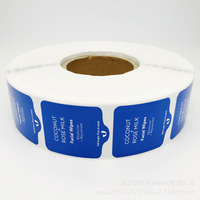 Étiquettes personnalisées en PVC adhésif imperméable avec impression couleur personnalisée pour bouteilles