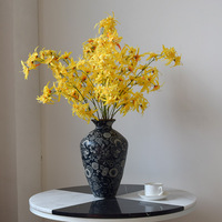 Fleurs artificielles d'usine, orchidée de 90 cm pour la décoration de la maison, arrangement floral, décoration d'arche de mariage