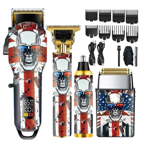 Cortadora de Pelo Eléctrica Profesional, Recortadora de Barba Recargable, Máquina de Corte de Pelo para Hombre, Afeitadora - Product Image 2