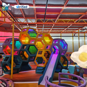 Parque Infantil Interior Comercial con Temática <span class=keywords><strong>de</strong></span> Castillo, Área <span class=keywords><strong>de</strong></span> Juegos Suave, <span class=keywords><strong>Cañón</strong></span> <span class=keywords><strong>de</strong></span> Pelotas, Tobogán con Luces <span class=keywords><strong>de</strong></span> Neón - Product Image 2