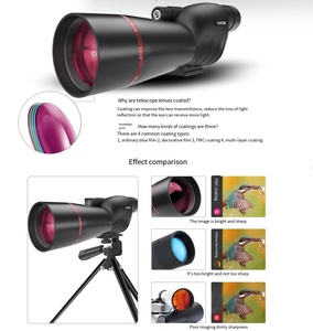 رخص بالجملة مراقبة الطيور الحياة البرية الصيد المشي لمسافات طويلة تلسكوب أحادي للبيع - Product Image 6