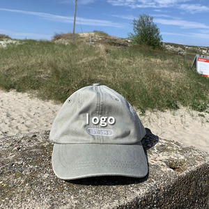 หมวกเบสบอลปักโลโก้แบบปรับได้ ดีไซน์เก๋ ลุคชายหาด ผ้าฝ้ายคุณภาพสูง - Product Image 4