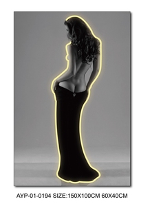 Modern <strong>Women's</strong> Sexy Figure Nude Decorative Painting Custom-Size <strong>Portrait</strong> Canvas Abstract Impressionist for Home