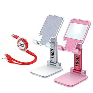 Supports de téléphone portable promotionnels en gros, supports de tablette personnalisés avec logo, support de téléphone portable pliable et réglable - Product Image 1