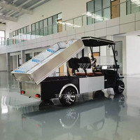 Voiturette de golf électrique personnalisée à 2 places, moteur AC 3/4/5KW, batterie lithium 48V, mini pick-up tout-terrain, homologuée CE