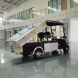Voiturette de golf électrique personnalisée à 2 places avec moteur, batterie au lithium, mini camionnette tout-terrain pour usage hôtelier - Product Image 4
