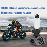 Mini caméra d'action étanche HD 1080p noire 10x CMOS grand Angle WI-FI Stream 256GB MicroSD pour l'enregistrement sportif Utilisation portable