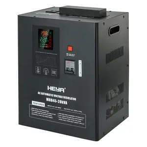 Wall Hanging 10KVA Relay Type 220V Power AC Single Phase Automatic Voltage Regulators Stabilizers AVR With Socket