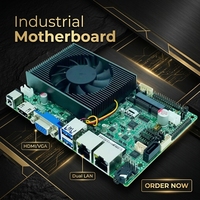 Carte mère industrielle sans ventilateur à prix d'usine, compatible températures larges, pour processeurs Intel de 4e et 5e génération, avec SATA et PCIe SSD