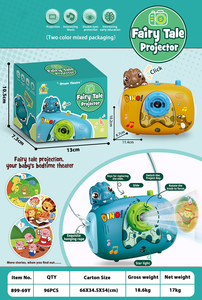 Fun Cartoon <span class=keywords><strong>Duck</strong></span> Dinosaur Projection Music Story Camera Éducation précoce Jouets cadeaux en plastique ABS pour enfants de 2 à 4 ans