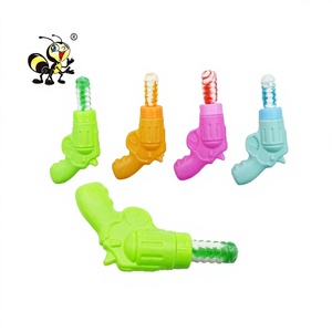 Bonbons en forme de <span class=keywords><strong>pistolet</strong></span> en gros avec jouets sifflets, bonbons en forme de <span class=keywords><strong>pistolet</strong></span> en plastique, sucettes pour enfants - Product Image 6
