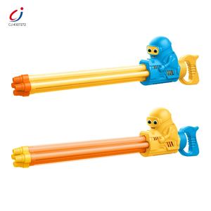 Chengji مضخة بلاستيكية بخاخ مياه مسدس لعب مدفع رش للأطفال للصيف مسدس مياه 4 أنابيب للشاطئ والحمامات في الهواء الطلق للعب بالضغط العالي - Product Image 6