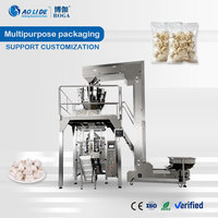 Máquina de Envasado Automática Vertical Multifuncional al por Mayor para Bolsas y Productos envasados en Film como Snacks, Pizza, Donuts y Alimentos Congelados
