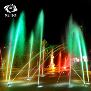 2025 अनुकूलित आधुनिक आरजीबी प्रकाश एस304 फ्लोटिंग तालाब और झील के फव्वारे छोटे बगीचे पूल ताज पत्थर सामग्री आउटडोर उपयोग - Product Image 3