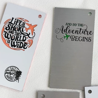 Plaques acryliques multicouches tricolores laserables, plaques acryliques vierges pour gravure laser, porte-clés en acrylique gravé au laser