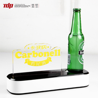 TERMEIN Promotion OEM&ODM Présentoir à vin en métal rechargeable avec base lumineuse Abyss, Glorificateur de bouteilles VIP et Présentoir de service