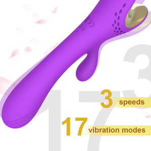 Prix de gros d'usine 2025 nouveau chargeur USB en Silicone étanche chaud Masturbation féminine point G lapin vibrateur jouets pour adultes - Product Image 2