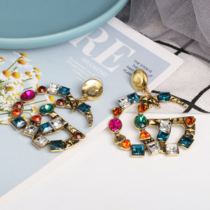Pendientes de Geometría Simple al por Mayor para Mujer, Moda 2020, Pendientes Largos Dorados - Product Image 3