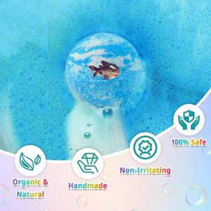100% bombas de baño orgánicas naturales juego de regalo gran oferta Msds variedad de aceites esenciales suministros de bolas de sal de baño para niños - Product Image 4