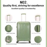 Valise rigide étanche OMASKA en gros, ensemble de 20, 24 et 28 pouces, bagages de voyage d'affaires à roulettes