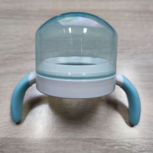 Baby Bottle With Handles Silicone 0-12 Months Child Feeding Accessory Straight Body Design - Product Image 4